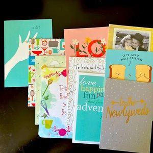 New engagement, shower, and wedding cards